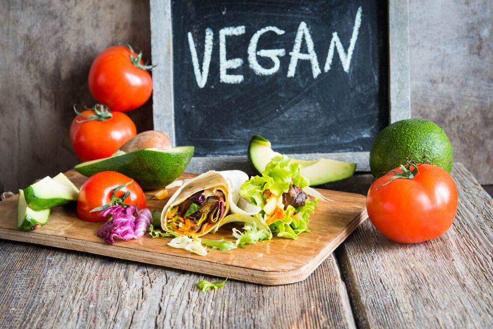 Dietary nutrition according to Dukan principles for vegans