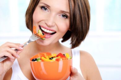 The girl lost weight with proper nutrition